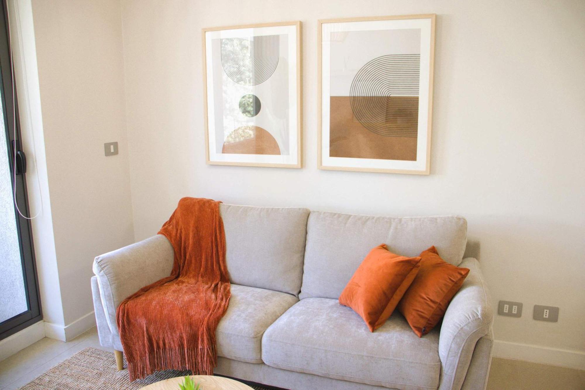 Apartamento Hom I Amplio Depto 1d1b Cerca Al Mertro Plazaegana Santiago